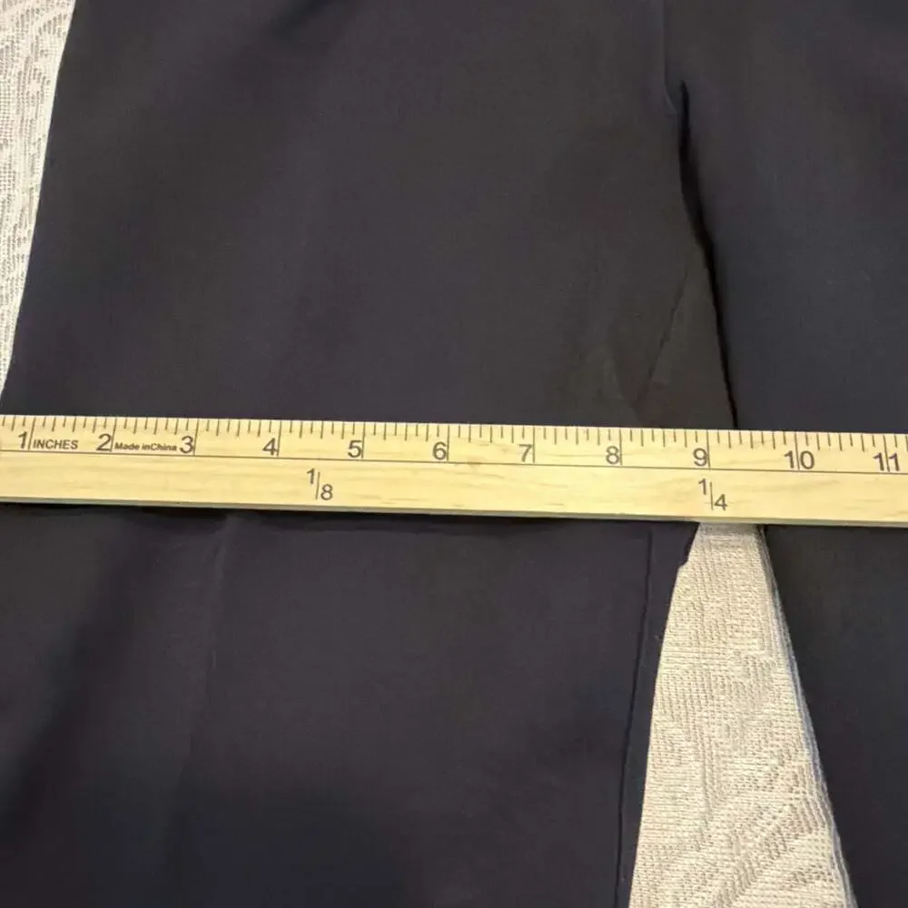 Betabrand Black Straight Leg Dress Pants XLP/W33.5/L24.5 Petite Dressy Office